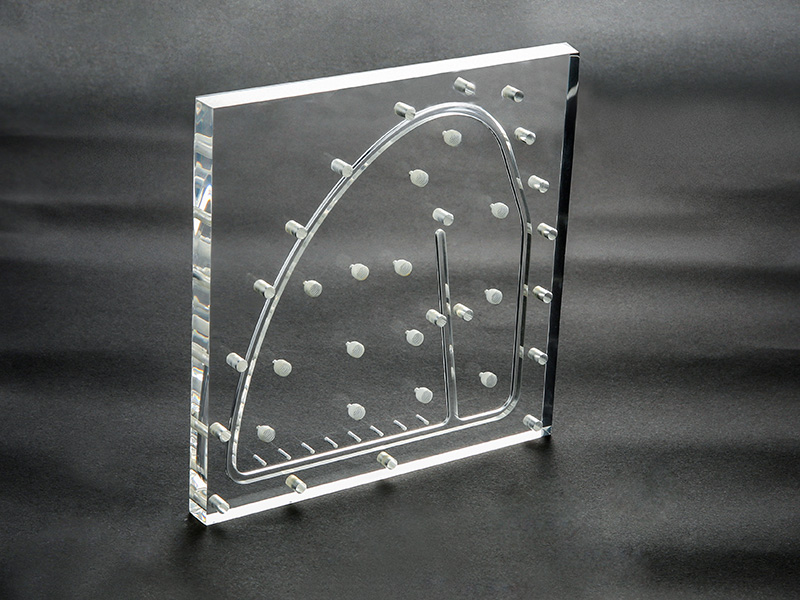 CNC-transparent-PMMA-part